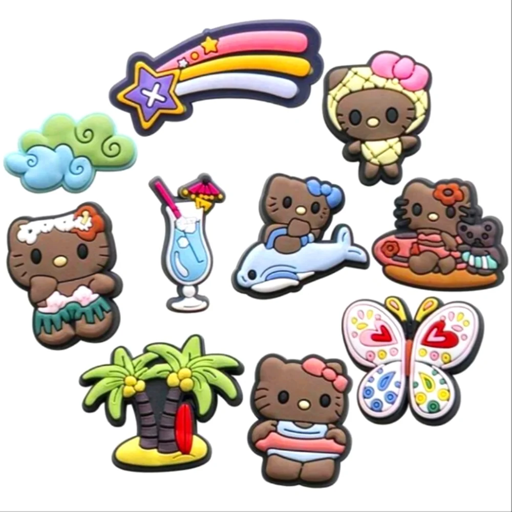 10 Hello Kitty Jibbitz